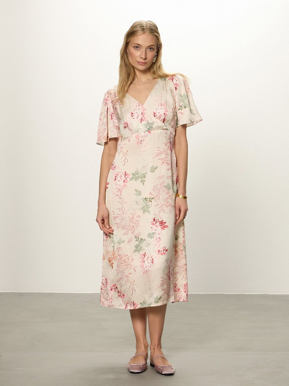 Платье Верона пион