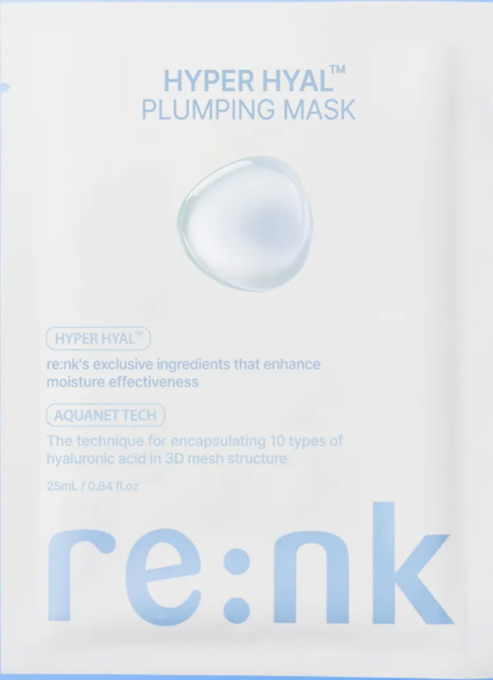 ReNK Hyper Hyal Plumping Mask Увлажняющая маска