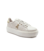 Кожаные кроссовки Patrizia Pepe - кремовый(PPJ201)