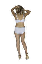 Телесный бюстгальтер с мягкой чашкой +size из кружева с «ресничками» (Размер: 95G) (Цвет: телесный)