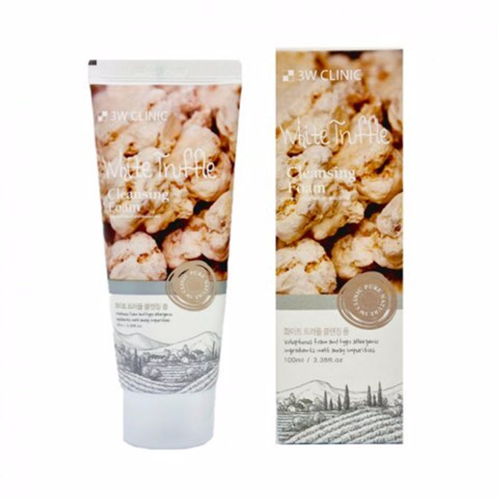 [3W Clinic] White Truffle Cleansing Foam - Очищающая пенка с белым трюфелем, 100 мл