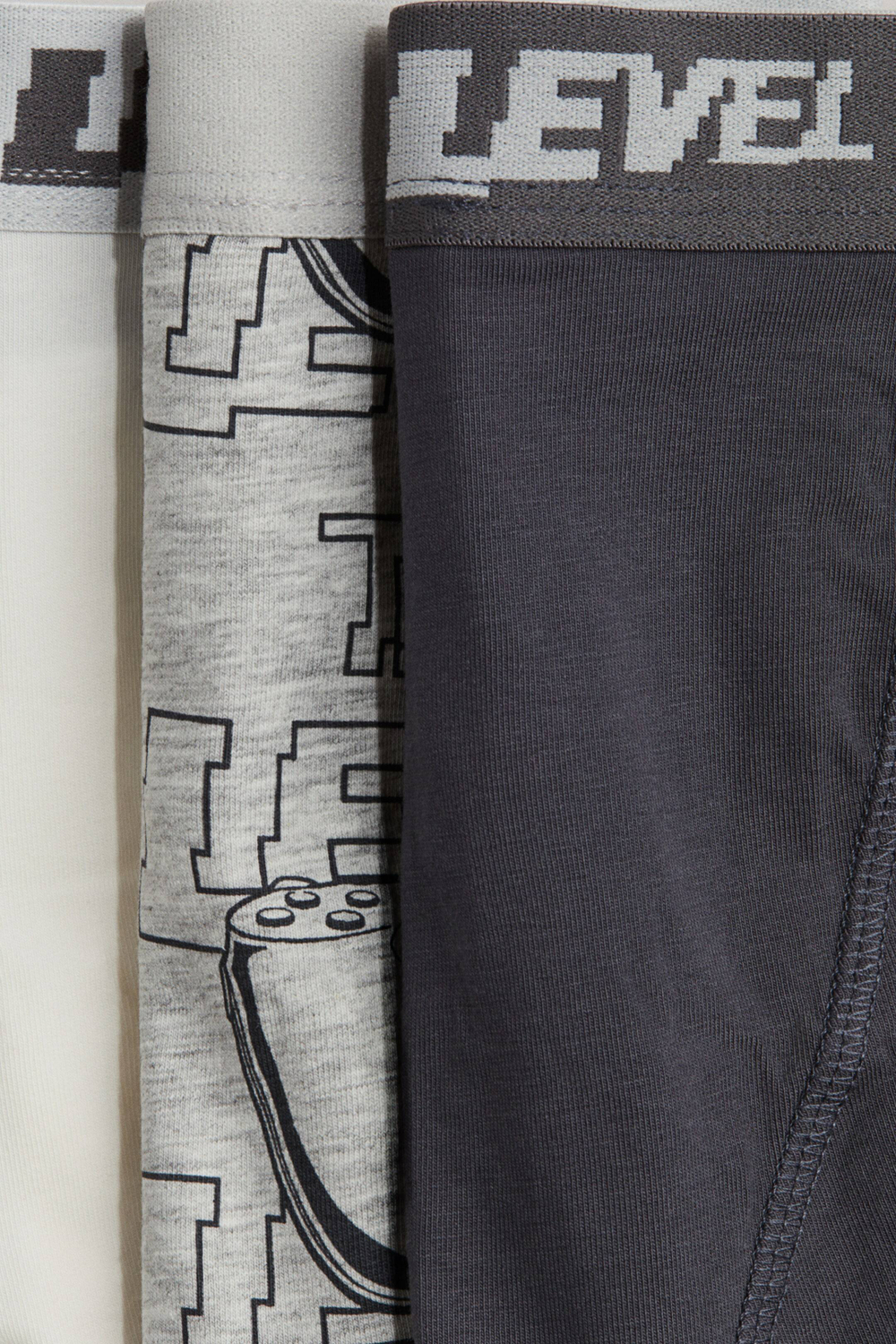 H&M Набор из пяти трусов-боксеров, серый