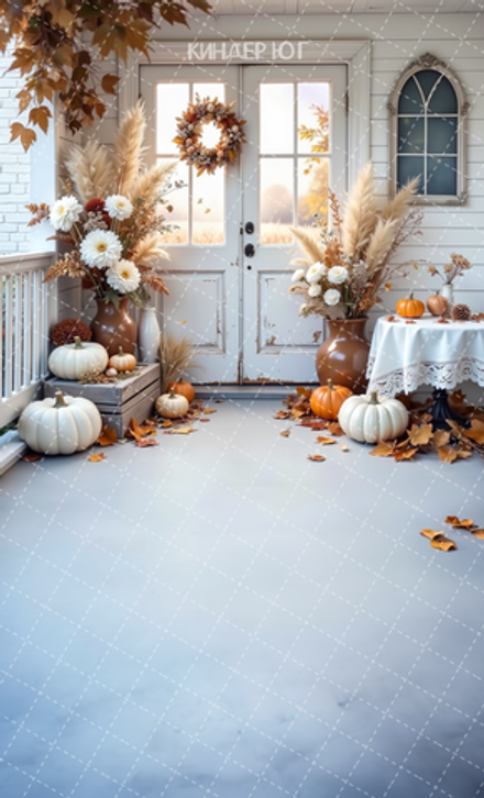 Фотофон "Белый фасад" арт. ФФ906-45