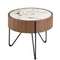 Журнальный столик Angel Cerda 2139 из ореха и керамики