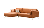 Диван CALIFORNIA NAPPA SF002 угловой (3-х местный левый угол) коричневый 6606