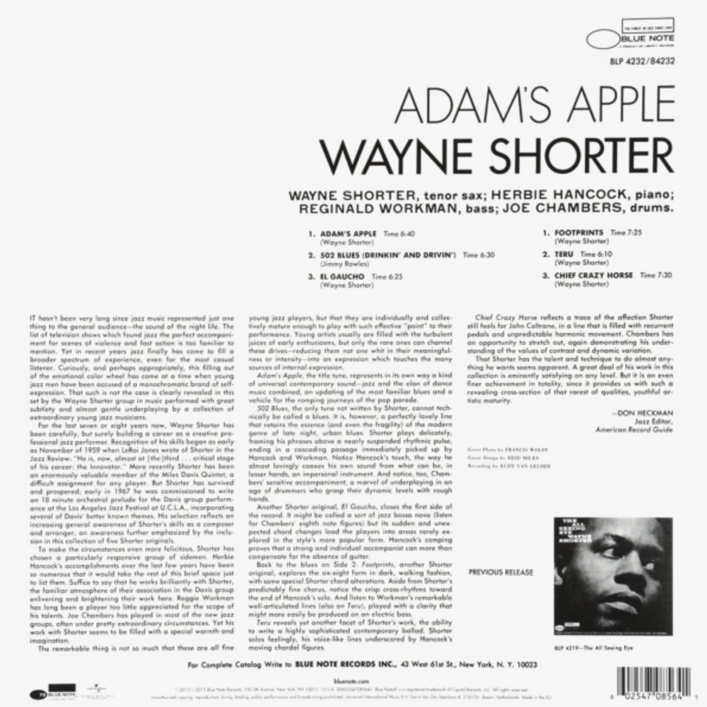 Wayne Shorter / Adam's Apple (LP)