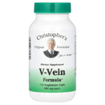 Christopher's Original Formulas, V-Vein Formula, 100 вегетарианских капсул