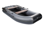 YACHTMAN-300 М (Яхтман) серый-черный (лодка ПВХ с усилением)