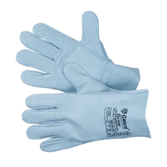 Перчатки Gward Driver из спилка серого цвета без подкладки