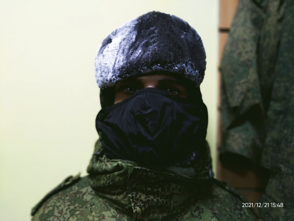 Шапка ушанка с маской