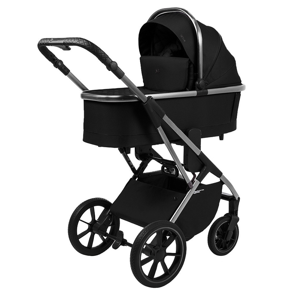 Коляска 4 в 1 Sweet Baby Rocco + автокресло Elegante Plus с базой i-Size ISOFIX DK780 Black