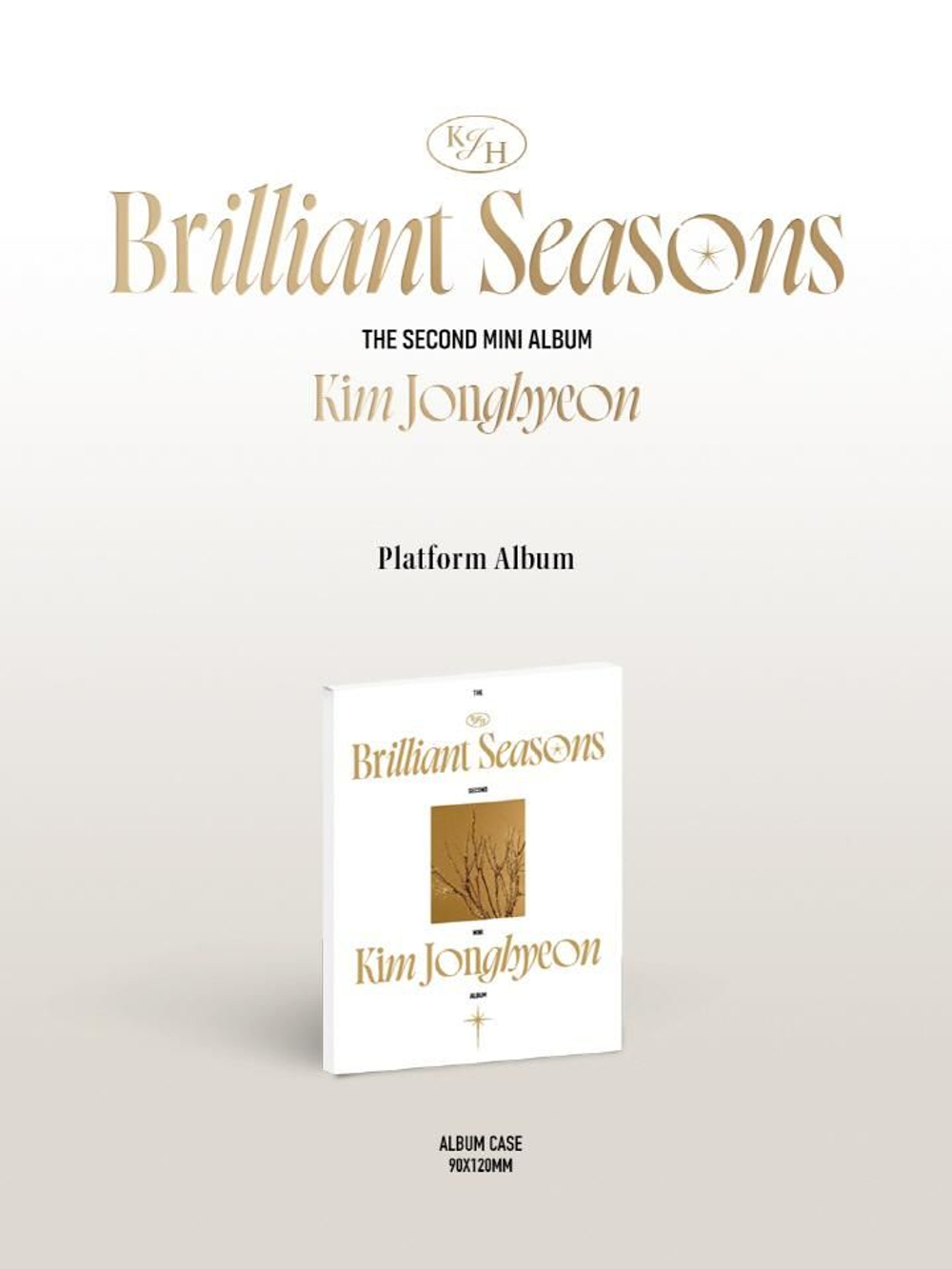 Альбом KIM JONG HYEON - Brilliant Seasons 2nd Mini Album PLATFORM Version