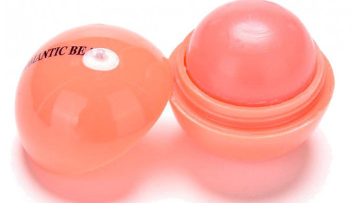 Увлажняющий бальзам-шар для губ Romantic Bear, Персик 10гр .