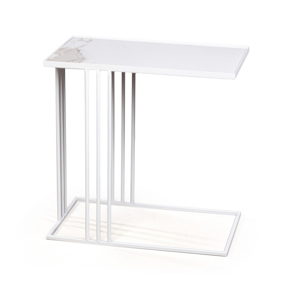 Журнальный столик Stone 026, керамика белая (арт. A026.D01)