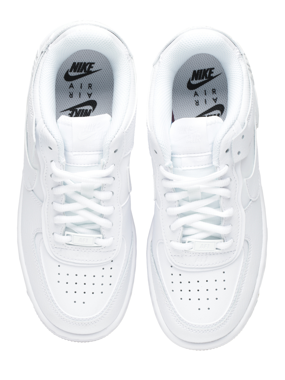 Женские Кроссовки Nike Air Force 1 Low Shadow Triple White