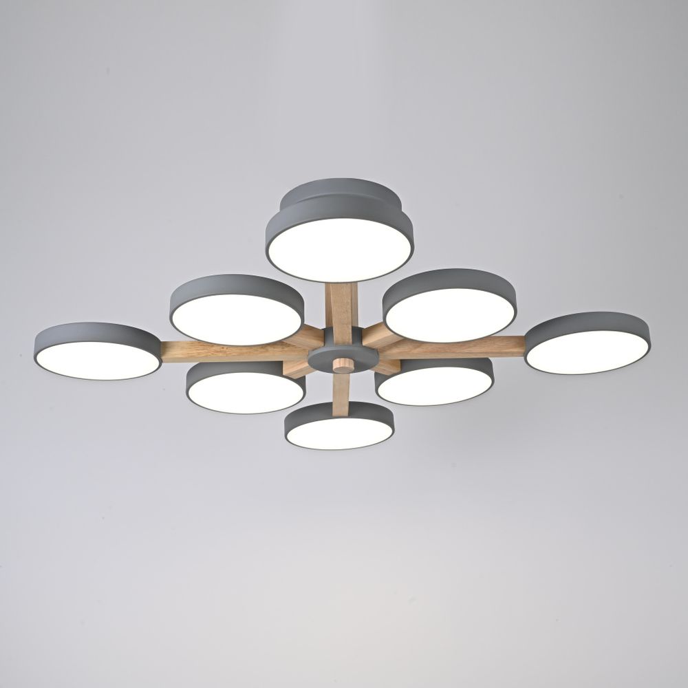 Потолочная Люстра Turna L8 Grey By Imperiumloft