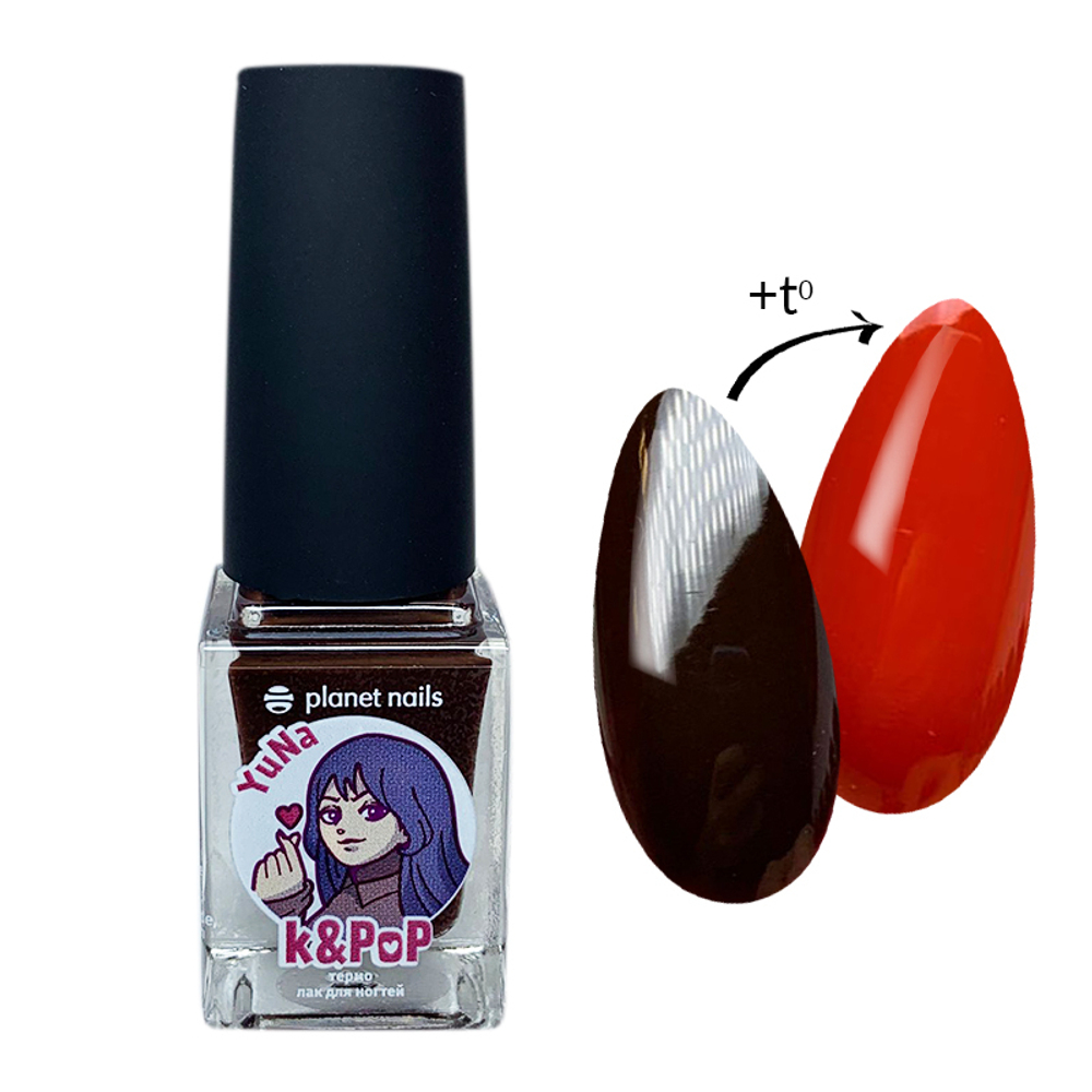 Planet Nails Лак для ногтей термо K&PoP YuNa (275) 10мл