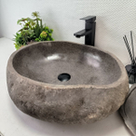Раковина из речного камня RS-63442 (57*46*16) 0123