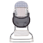 Стульчик для кормления Polini kids 252 Звезды, серый-белый 0002135-16