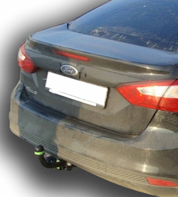 Фаркоп(прицепное) Лидер-Плюс для FORD FOCUS 2,3  (седан) 2004-2011,2010- (паспорт и сертификат в комплекте)(без электрики)F102-A