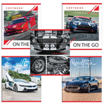 Тетрадь А5 48л. линия "Спорткары" скоба, обложка картон, микс в спайке (BRAUBERG)