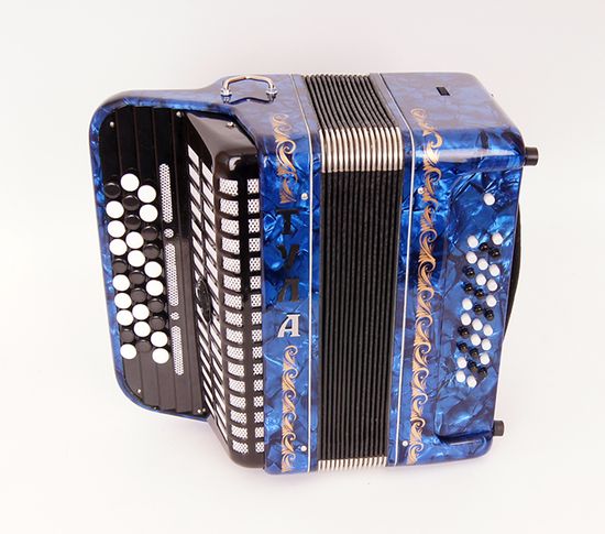 Баян ученический детский одноголосный «Тула», 30х30-I, Тульская Гармонь BN-56