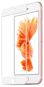 Защитное стекло iPhone 8+ 3D Adpo White