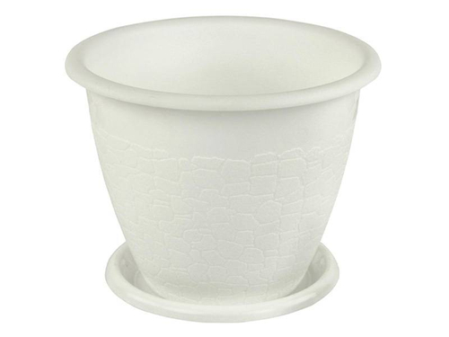 Горшок Розалия белый (3,2л)