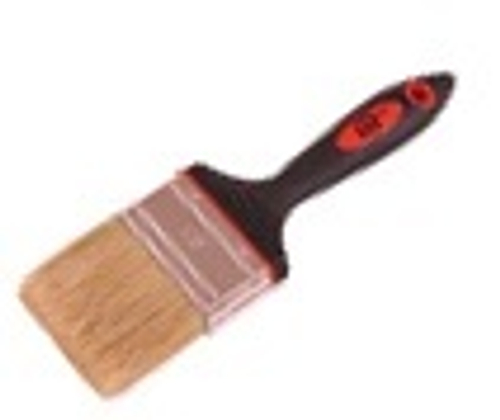 Кисть плоская Премиум  60мм  / светл.нат.щет, 2-комп.руч. TOOLBERG  (Лакра) 0101670