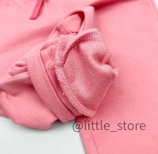 Брюки "Солнечное лето" из футера, королевский розовый