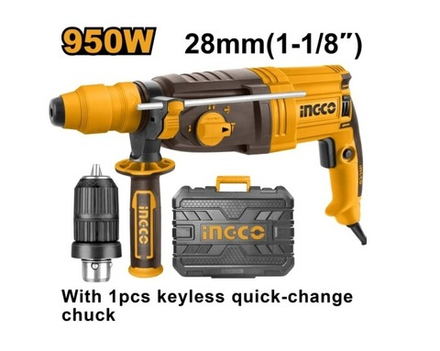 Перфоратор SDS-plus INGCO RGH9528-2 INDUSTRIAL 950 Вт 2,5 Дж