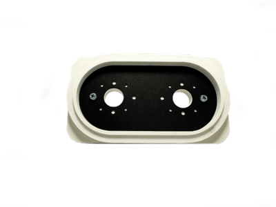 Платформа теневая черная овал DUO под светильник Art GU10 160х90х20мм