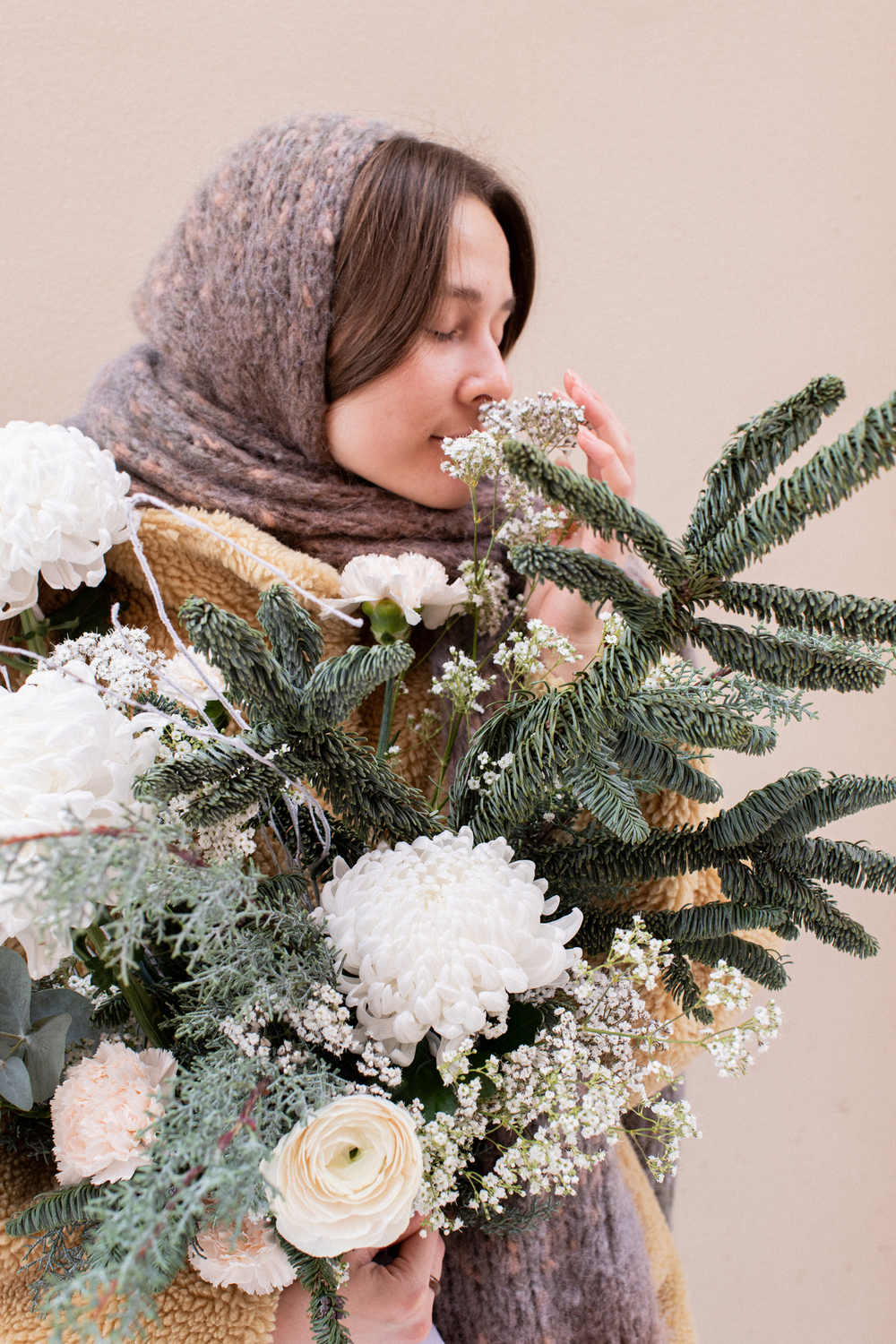 Зимний букет "snowfall"