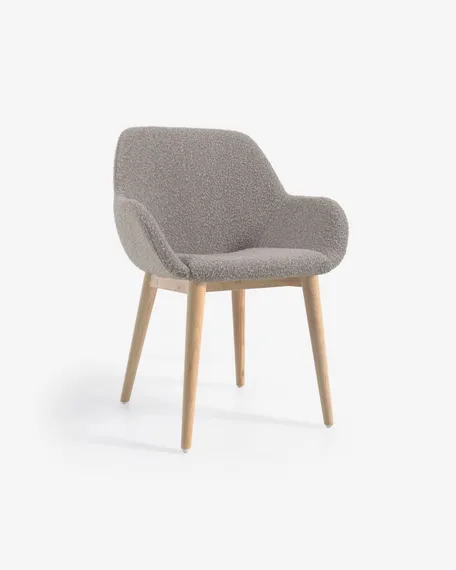 Стул Konna серое букле | La Forma | Испания | Купить в Hallberg.ru