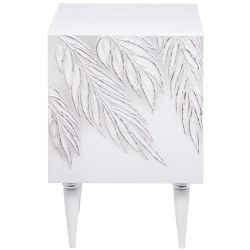 Тумба прикроватная Тропик Классика Айс Сильвер левая