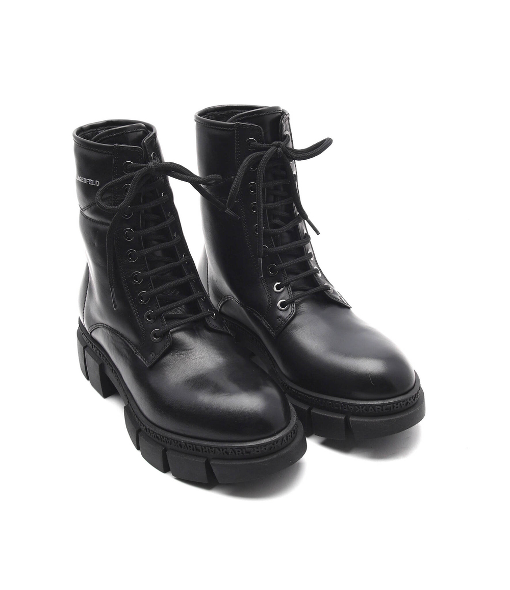 Кожаные ботильоны aria Karl Lagerfeld - черный(KL43250)