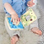 Развивающая игрушка 2в1 книжка-головоломка для малышей