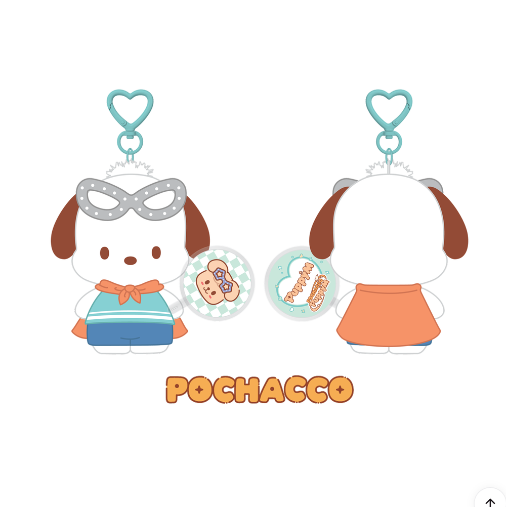Мерч 10CM PLUSH MINI PICKET Ver. - SKZOO X SANRIO CHARACTERS (плюш-брелок)