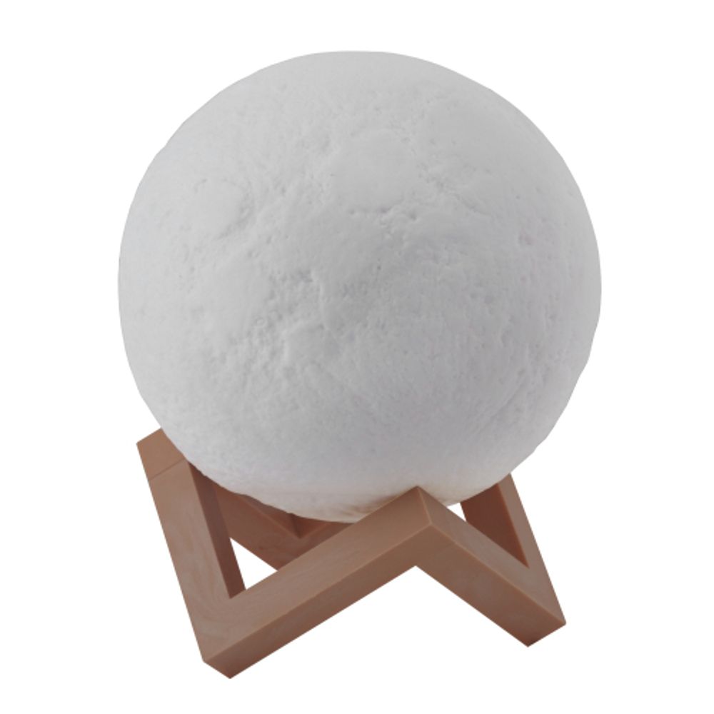 Ночник - светильник светодиодный ЭРА NLED-491-1W-W Луна аккумуляторный белый | Ночники