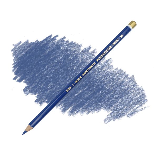 Карандаш художественный цветной POLYCOLOR, цвет 55 синий прочный