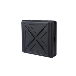 Ударопрочный пластиковый Рэковый кейс 2 юнита KZCASE@RACK2U