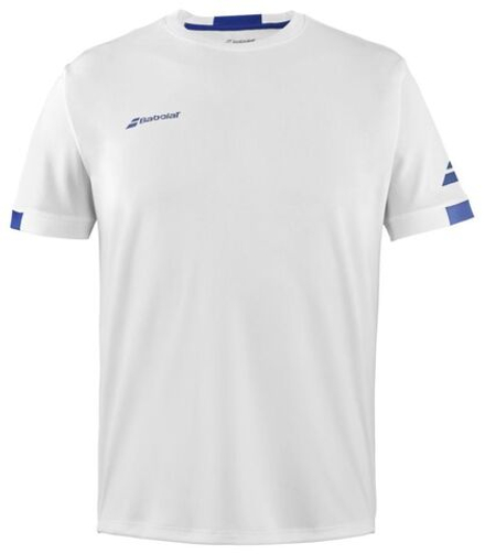 Теннисная футболка Babolat Play Crew Neck Tee Men - White
