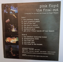 Pink Floyd The Final Cut (Russia 1993)
