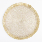 Набор салфеток «Доляна. Блеск», золото, d=38 см, 2 шт.