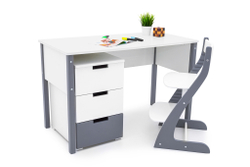 Детская тумба Бельмарко Svogen графит белый