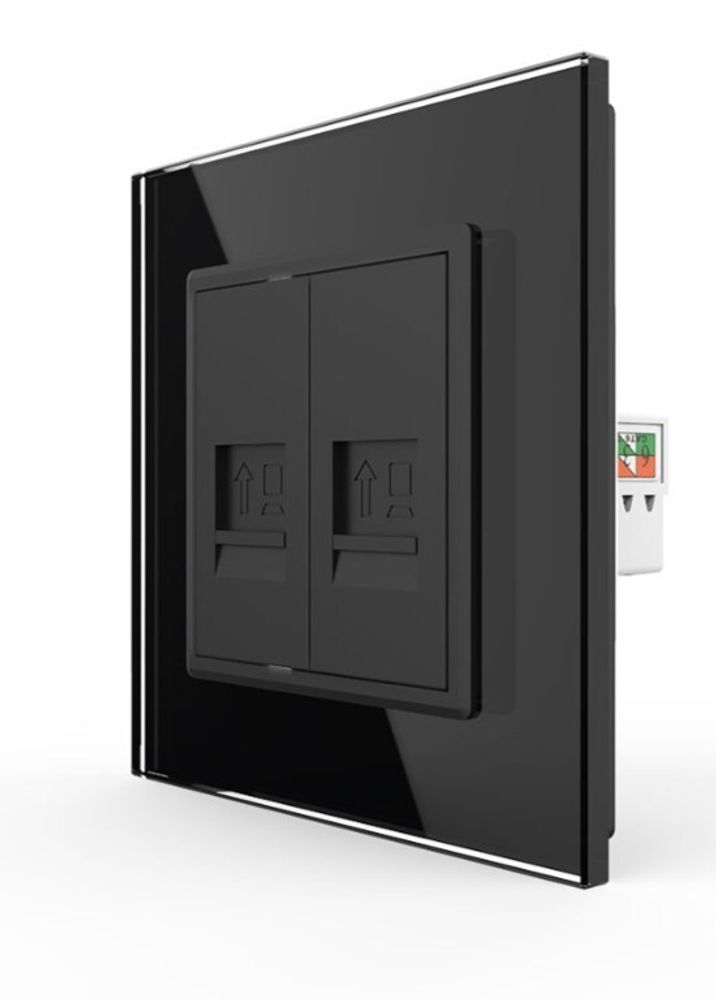 Розетка компьютерная двойная RJ-45