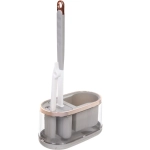 Ерш с креплением на стену «Стиль» 40 см, силиконовая щетка 8626