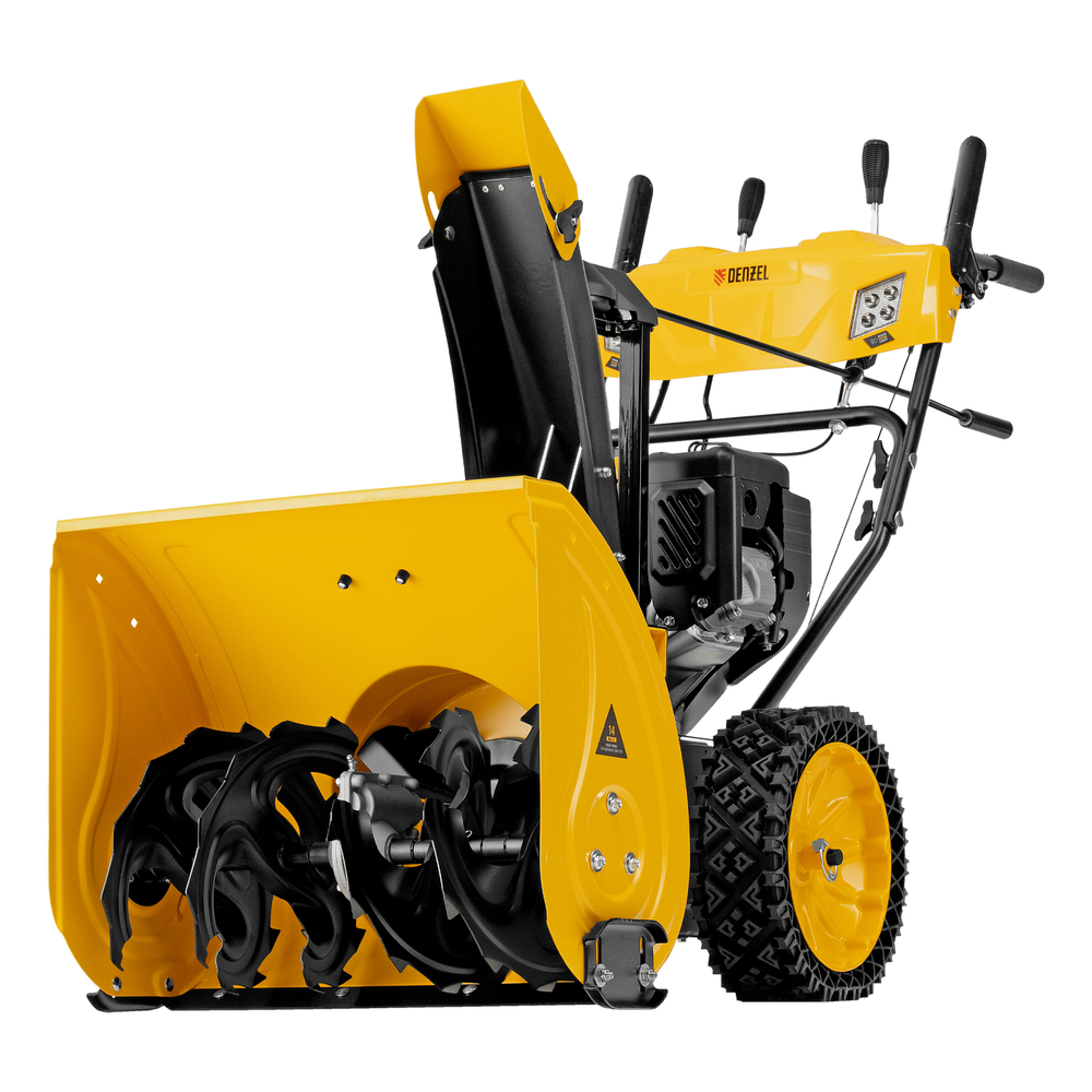 Бензиновая снегоуборочная машина Denzel SBM 610S PRO, 212 cc, электростартер, фара, обогрев