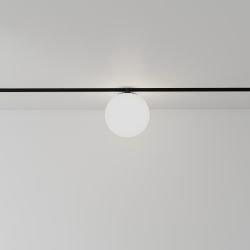 Магнитный трековый светильник ЭРА TRM20-7-5W4K BK светодиодный 5Вт 4000К черный для системы NOVA | Магнитные трековые светильники