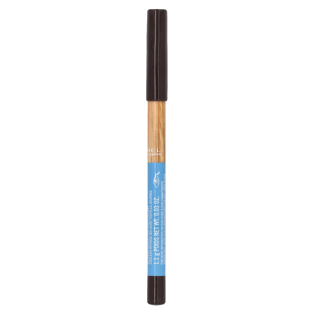 Rimmel London, Kind & Free, Clean Eye Definer, средство для очищения глаз, оттенок 02 пекан, 1,1 г (0,03 унции)